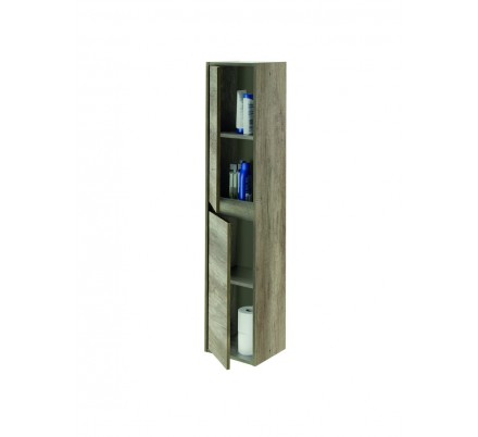 Columna Baño 2 Puertas Dakota Color Nogal