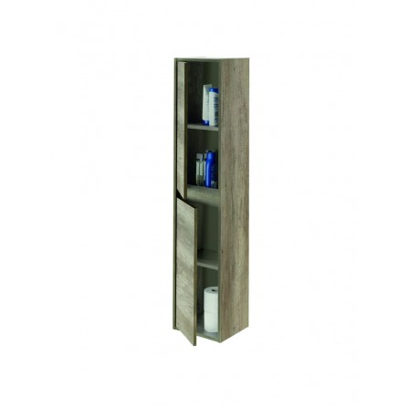 Columna Baño 2 Puertas Dakota Color Nogal