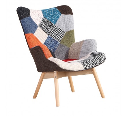 Sillón King Tejido Patchwork