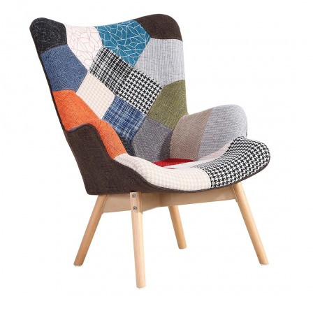 Sillón King Tejido Patchwork