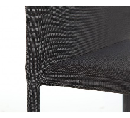 Silla Comedor Tapizada Vigo Gris Oscuro