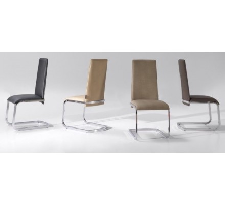 Silla Comedor Vera Eco Cuero - Varios Colores