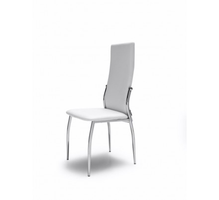 Silla Comedor Estructura Cromada Modelo Scen - Varios Colores