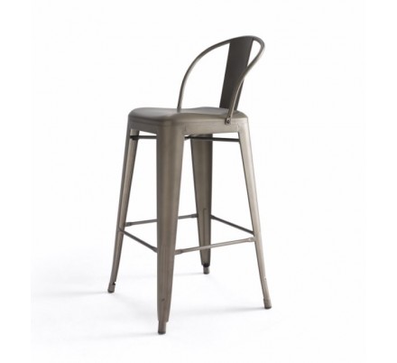 Taburete Alto Diseño Industrial Modelo Rodas