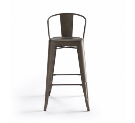 Taburete Alto Diseño Industrial Modelo Rodas