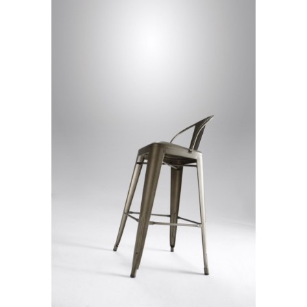 Taburete Alto Diseño Industrial Modelo Rodas