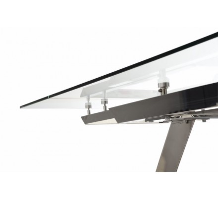Mesa Comedor Extensible Estructura Cromada Modelo Miami