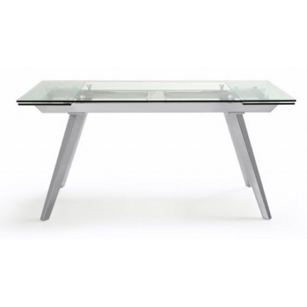 Mesa Comedor Extensible Estructura Cromada Modelo Miami