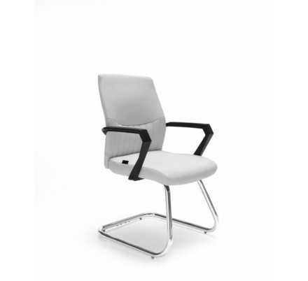 Sillón Confidente Oficina Ecopiel Modelo Kum - Varios Colores