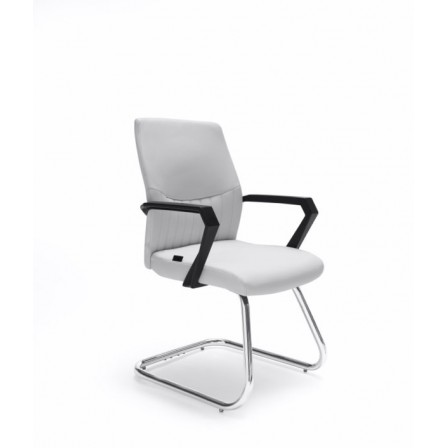 Sillón Confidente Oficina Ecopiel Modelo Kum - Varios Colores