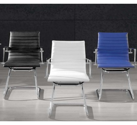 Sillón Confidente Oficina Modelo Clhoe - Varios Colores