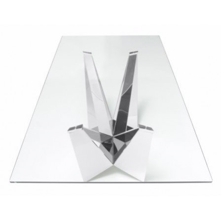 Mesa Comedor Diseño Estructura Cromada Modelo Kroma