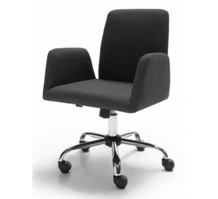 Sillón Tapizado Oficina Modelo Hugo - Varios Colores