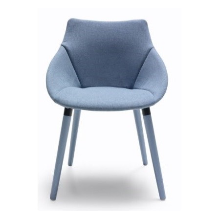 Silla Diseño Tapizada Modelo Greta - Varios Colores