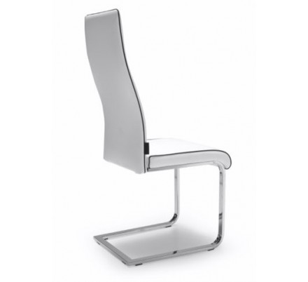 Silla Comedor Chatto Tapizada Eco Piel - Varios Colores