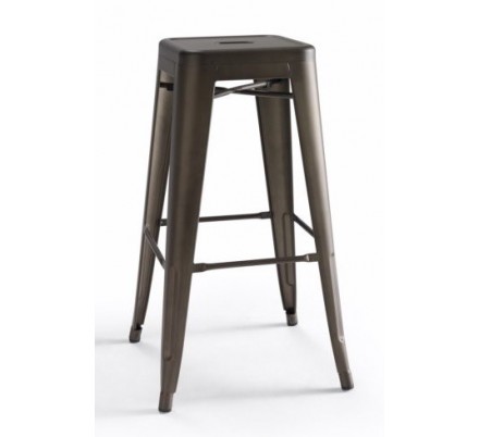 Taburete Alto Bar Industrial Modelo Cartago - Varios Acabados