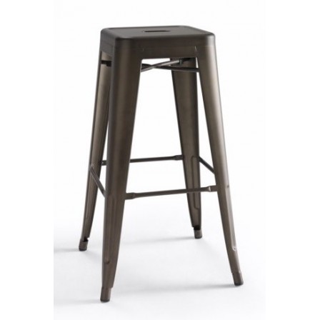 Taburete Alto Bar Industrial Modelo Cartago - Varios Acabados