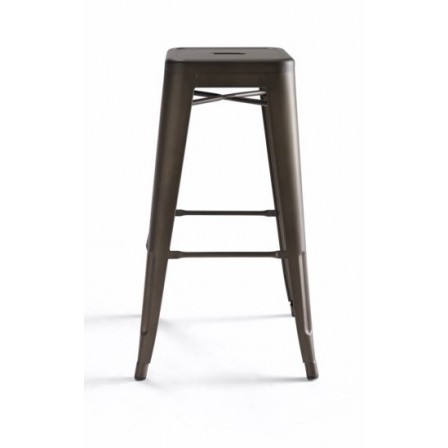 Taburete Alto Bar Industrial Modelo Cartago - Varios Acabados