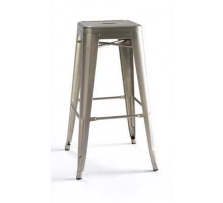 Taburete Alto Bar Industrial Modelo Cartago - Varios Acabados