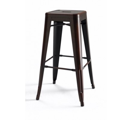 Taburete Alto Bar Industrial Modelo Cartago - Varios Acabados