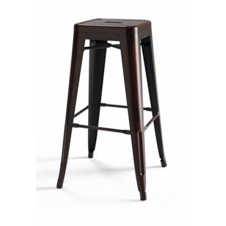 Taburete Alto Bar Industrial Modelo Cartago - Varios Acabados