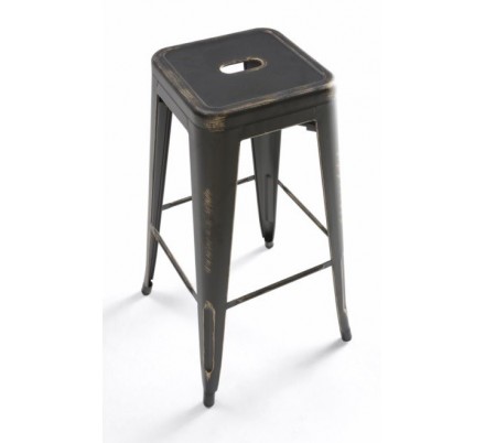 Taburete Alto Bar Industrial Modelo Cartago - Varios Acabados