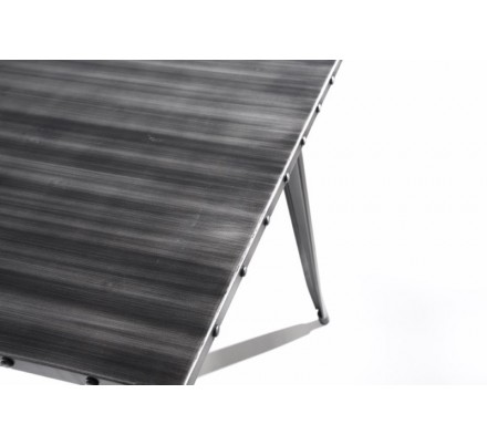 Mesa Cuadrada Acero Industrial Modelo Calabria - Varios Acabados