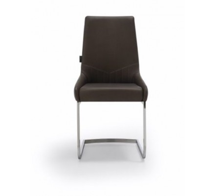 Silla Comedor Modelo Armada Tapizada Estructura Cromada - Varios Colores