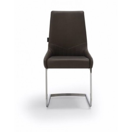 Silla Comedor Modelo Armada Tapizada Estructura Cromada - Varios Colores