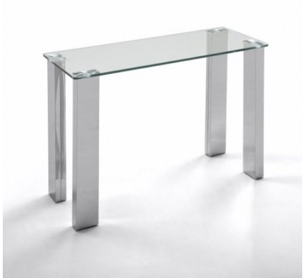Escritorio Dita Plus Acero Inoxidable Pulido 100x40
