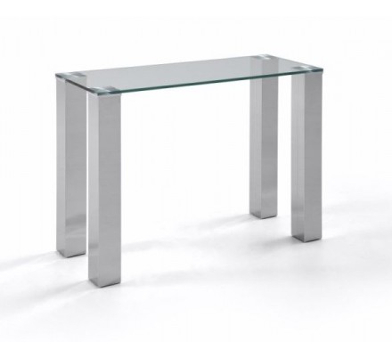Escritorio Bambu Plus Acero Inoxidable Pulido 100x75