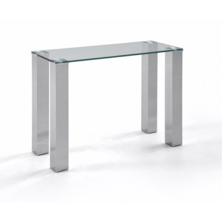 Escritorio Bambu Plus Acero Inoxidable Pulido 100x75
