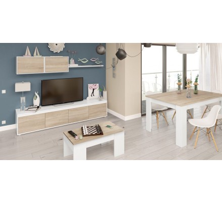 Mesa Comedor Extensible Práctico Estilo Nórdico 140x90