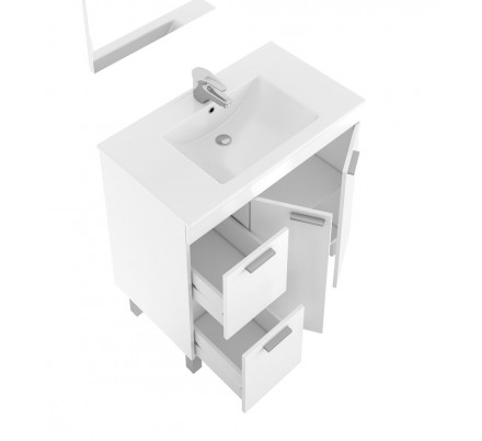 Mueble Baño Aktiva 80 CM + Espejo + Lavabo