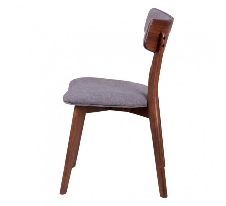 Silla Comedor Tapizada Color Natural Modelo Anais - Varios Colores Tejido