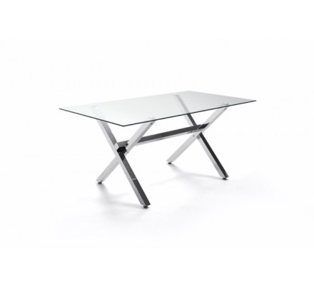 Mesa Comedor Acero Cromado Modelo Max - Varias Medidas