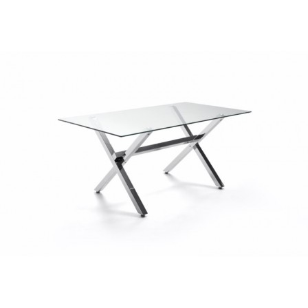 Mesa Comedor Acero Cromado Modelo Max - Varias Medidas