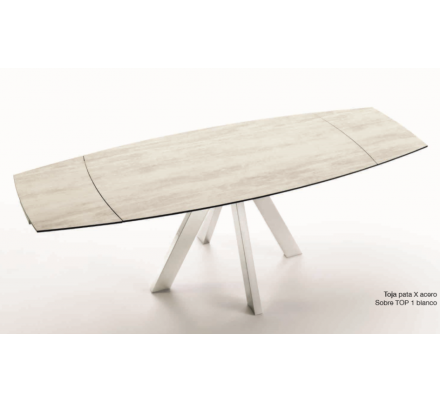 Mesa Comedor Extensible Modelo Toja - Distintos Colores Acabado