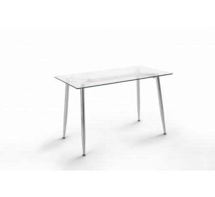 Mesa de Oficina Bugatti Cristal - Varias Medidas
