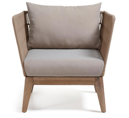 BUTACA BELLANO EUCALIPTO PATINA BLANCA CUERDA BEIGE