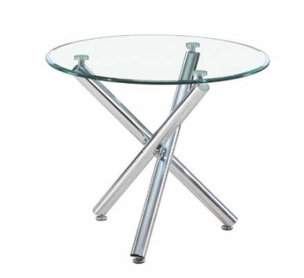 MESA DESIREE CRISTAL 90 CM