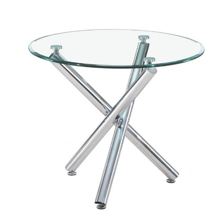MESA DESIREE CRISTAL 90 CM