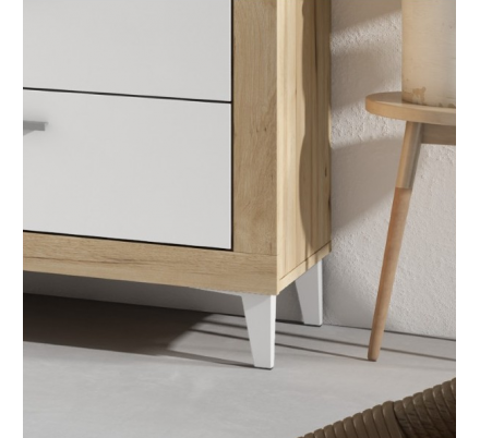 SET 2 MESITAS DE NOCHE DORMITORIO LISA 50X63
