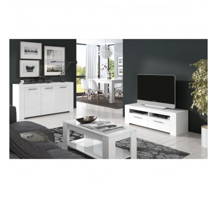 BUFFET APARADOR 3 PUERTAS URBAN BLANCO BRILLO