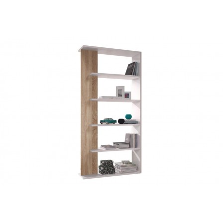 ESTANTERÍA ALIDA PLUS ROBLE CANADIAN BLANCO BRILLO