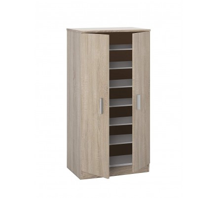ZAPATERO ARMARIO 2 PUERTAS ROBLE CANADIAN