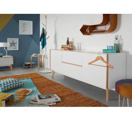 APARADOR MODELO MEETY DM LACADO BLANCO MATE 160X72