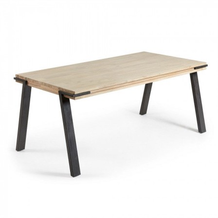 MESA COMEDOR MODELO DISSET MADERA DE ACACIA 160X90