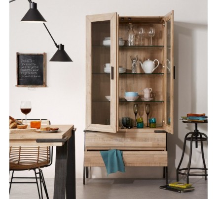 MESA COMEDOR MODELO DISSET MADERA DE ACACIA 200x95