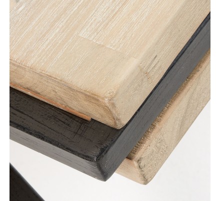 MESA CENTRO MODELO DISSET MADERA DE ACACIA 125X70